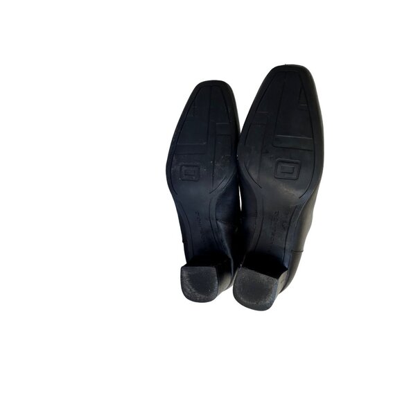 Bandalino Womens Black Leather Biker boots Ankle Boots Size 7.5M - Picture 5 of 12